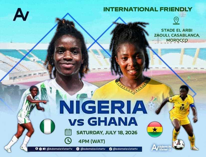 Super Falcons Face Ghana in Final WAFCON 2026 Warm-up Clash