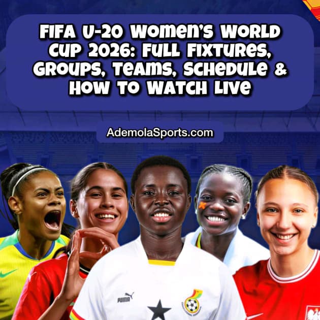 FIFA U-20 Women’s World Cup 2026: Full Fixtures, Groups, Teams, Schedule & How to Watch Live