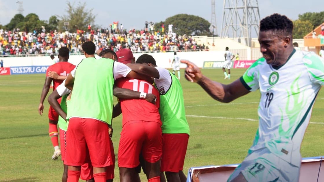 Guinea-Bissau 3-0 Nigeria: Super Eagles Suffer Heavy Defeat in AFCON 2027 Qualifier